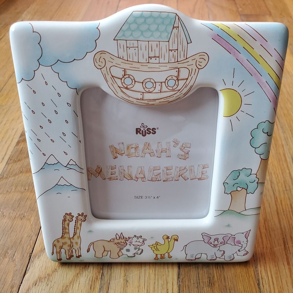 Russ Noah's‎ Ark Menagerie ceramic photo frame